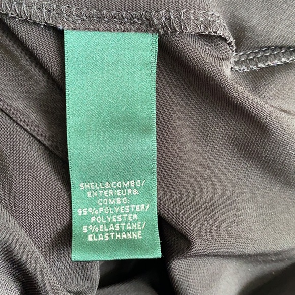 Lauren Ralph Lauren blue and black lined jersey stretch dress - Picture 10 of 12